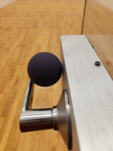 ball on door