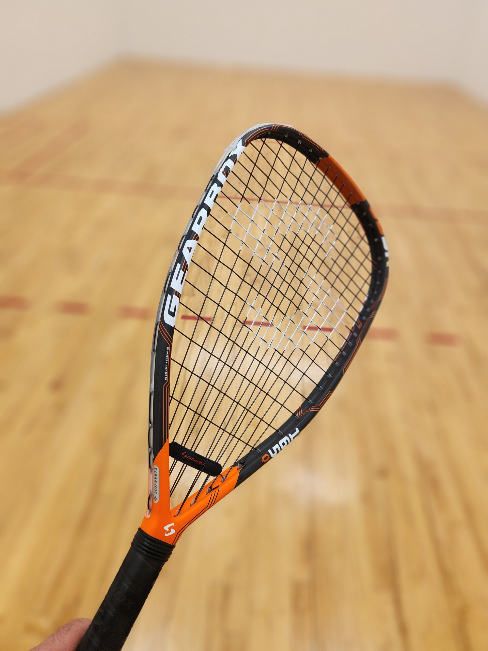 Racquet and court